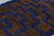 1960s Vintage Turkish Tulu Rug, Navy Blue and Brown Geometric Pattern - Rug & Kilim For Sale - Image 5 of 8