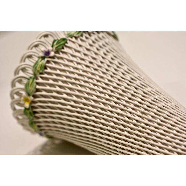 Late 20th Century Late 20th Century Capo Di Monte Vase For Sale - Image 5 of 12