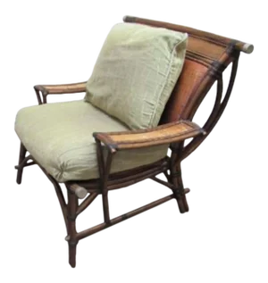 Marge Carson Emperor Rattan Mandalay Chair