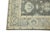 Modern Early 21st Century Gray Floral Design Handwoven Wool Turkish Oushak Rug 2'11" X 4'9" For Sale - Image 3 of 6