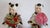 1940s 1940s Hand Painted Porcelain Chinese Figuirines on Gourds Bearing Gifts - a Pair For Sale - Image 5 of 12