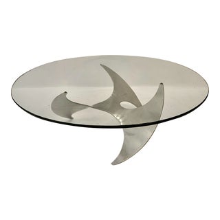 1960s Kurt Hesterberg Style Propeller Coffee Table For Sale