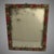 Early Painted and Decoupage Mirror Red For Sale - Image 9 of 9