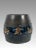 Certified Antique Chinese Elm & Fir Wooden Rice Measuring Container / Bucket Anhui Province With Gold Butterflies and Moths, Qing Dynasty For Sale - Image 4 of 11