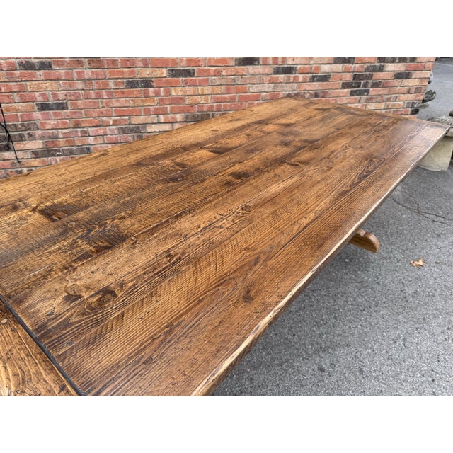 Antique English Pine Dining Table For Sale - Image 12 of 12