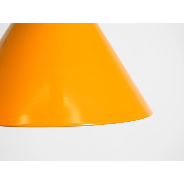 Vintage Model Billiard Pendant Lamp in Orange Metal by Louis Poulsen, 1970s For Sale - Image 10 of 17