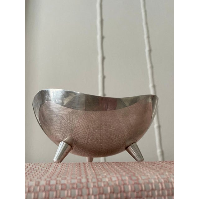 Mid-Century Modern F.B. Rogers Midcentury Silverplate Footed Bowl For Sale - Image 3 of 13
