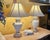 Vintage Pair of Neoclassical Trophy Urn Table Lamps in White Crackle Glaze – Made in Usa For Sale - Image 16 of 18