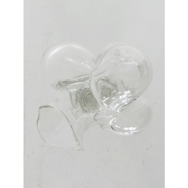 1960s Murano Abstract Glass Sculpture from Zanetti, 1980s For Sale - Image 5 of 6