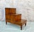 Regency Style Burl Walnut Library or Bedside Steps For Sale - Image 9 of 14