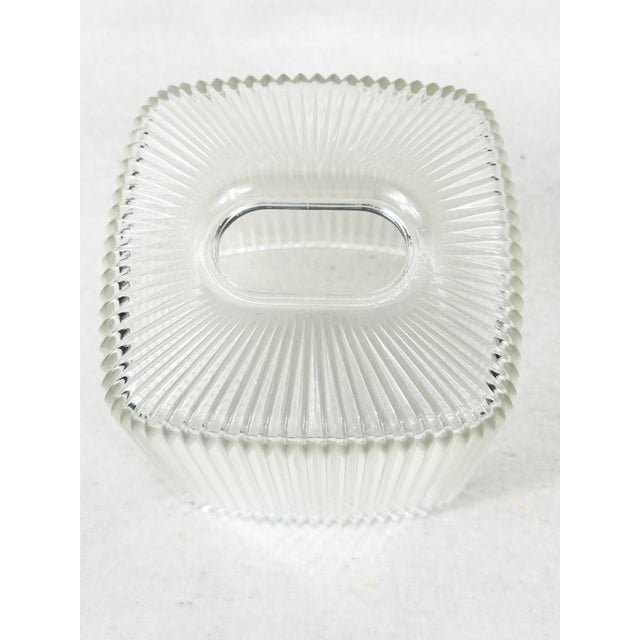 Vintage MCM Lucite Vanity Set of Three-Tissue Box Cover Toothbrush Holder and Napkin Holder For Sale In New Orleans - Image 6 of 8