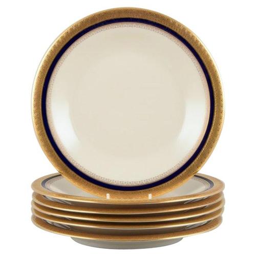 1930s German Margarete Dinner Plates from Hutschenreuther, 1930s, Set of 6 For Sale - Image 5 of 5