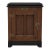 Pair of White Clad Icebox Nightstands in Old Chapel Satin Walnut™ & Onyx Reserve Finish For Sale