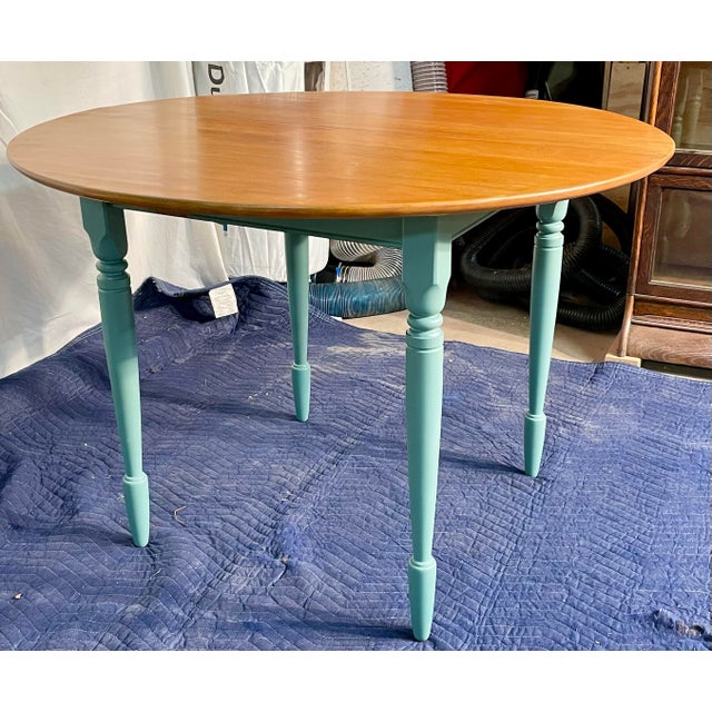 Brown Vintage Nichols and Stone Country Sheridan Dining Table For Sale - Image 8 of 12