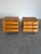 1970s Pair of Mid Century Danish Three Drawer Chests, Bedside Table Nightstands For Sale - Image 5 of 12