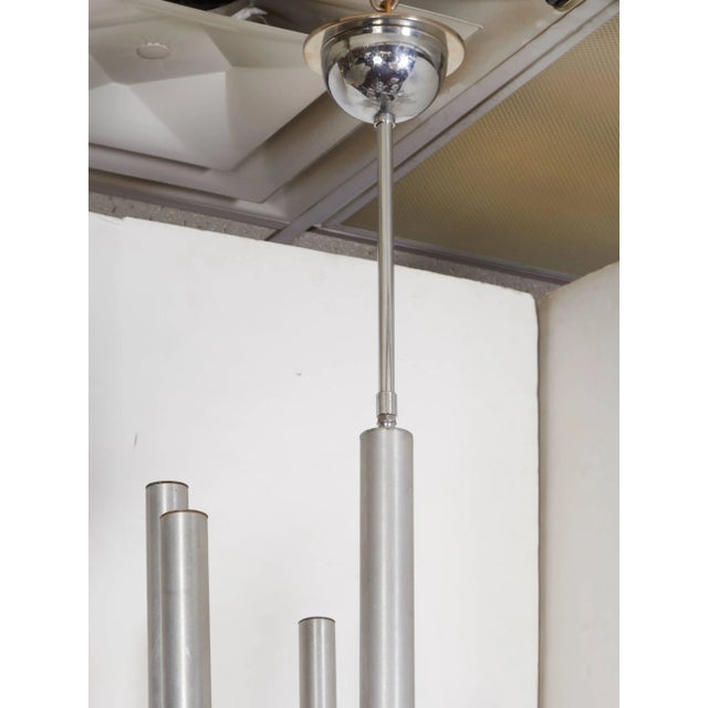 Fonderal Fonderal Mid-Century Italian Hand Blown Chandelier For Sale - Image 4 of 10