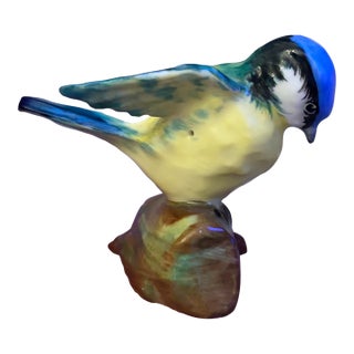 Beswick Staffordshire “Blue Tit” Ceramic Figurine For Sale