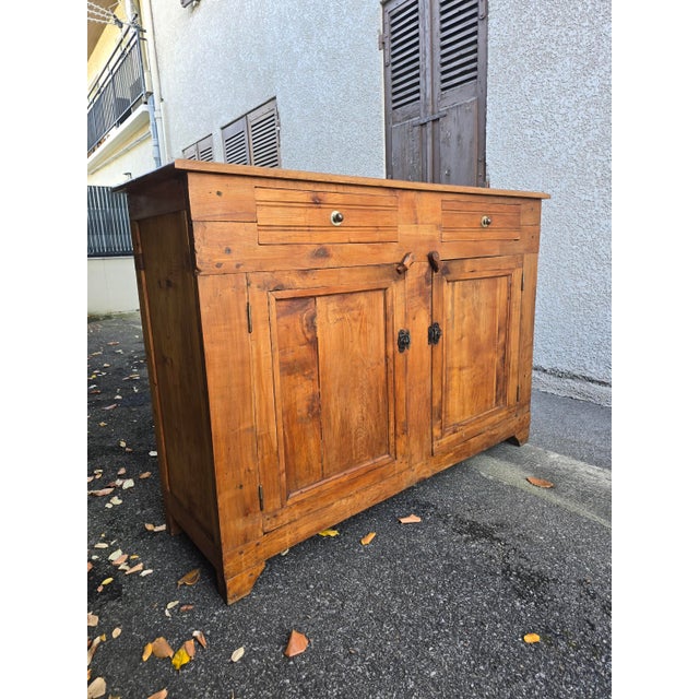 Antique Farmhouse Sideboard in Cherry Wood, 1900 For Sale - Image 3 of 13