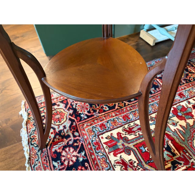 Antique Louis Majorelle Inlaid Poppies Occasional Trefoil Guéridon Table For Sale - Image 11 of 12