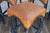 Set of 5 Vintage Leather Bar Stools With Spindle Legs & Nailhead Trim | Spanish Revival / Mediterranean Style For Sale - Image 11 of 18