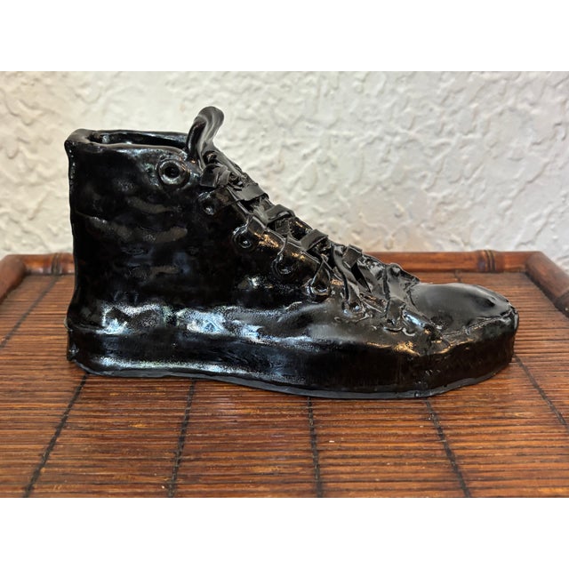 1990s Pop Art Porcelain Converse Shoe Sculpture For Sale - Image 4 of 7