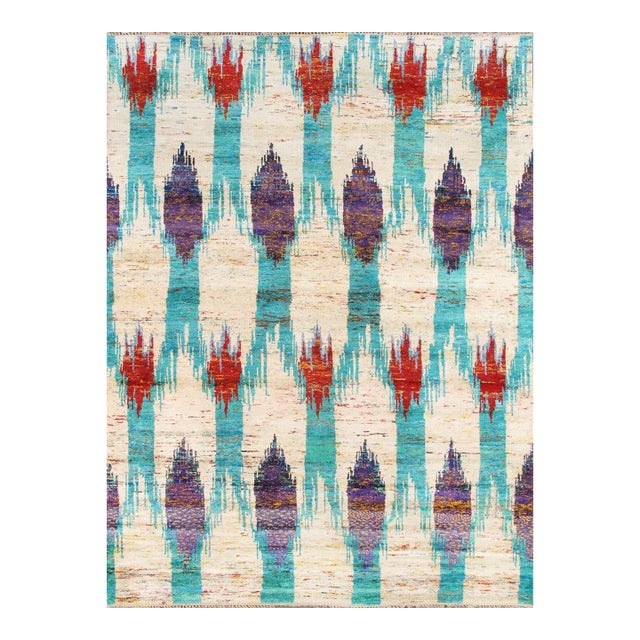 Pasargad Home Sari Silk Ivory Sari Silk Area Rug, 6' 0'' X 9' 0'' For Sale