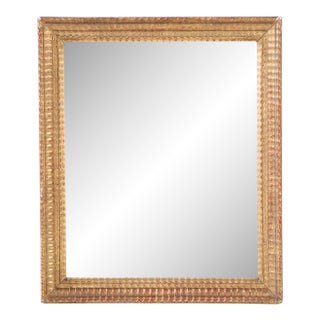 Small French Giltwood Mirror, Late 19th C For Sale