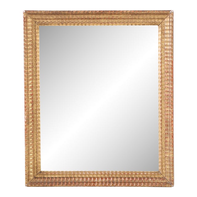 Small French Giltwood Mirror, Late 19th C For Sale