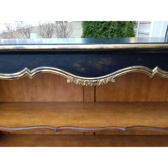 Late 20th Century Late 20th Century Louis XV Style Solid Wood Bibliotheque For Sale - Image 5 of 7