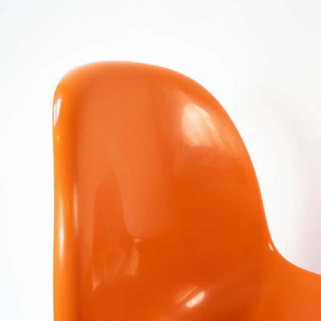 Orange S-Chairs by Verner Panthon for Herman Miller, 1970s, Set of 2 For Sale - Image 9 of 12