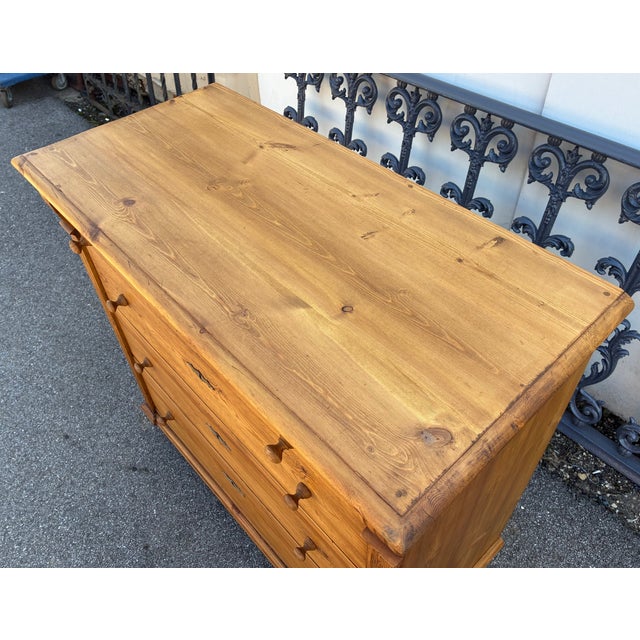 Pine Chest of Four Drawers, Denmark For Sale - Image 15 of 15