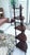 Wood Early 20th Century, Victorian, Five-Tier, Mahogany, What-Not Display Shelf, Turned Spindle Supports, Stick and Ball Detailing, Corner Etagere For Sale - Image 7 of 10