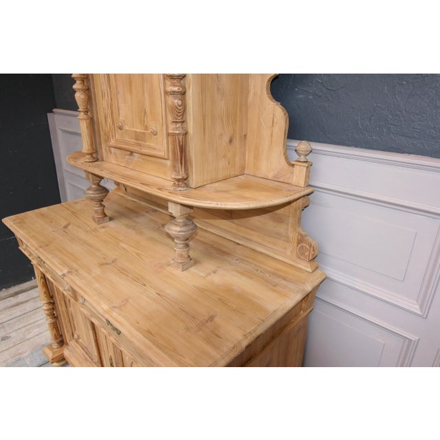Antique Pinewood Buffet For Sale - Image 11 of 15