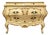 20th Century Curved Lacquered and Hand-Painted Chest of Drawers For Sale