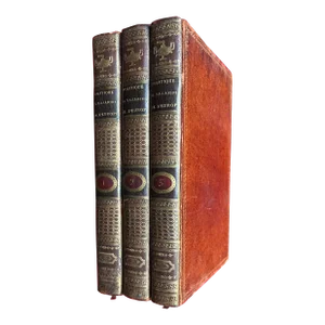 Fine Leather Bindings - Politics of Europe During the Reigns of Louis XV & XVI by Ambassador Louis Philippe Segur l'Aine - Paris 1801 - in 3 Volumes