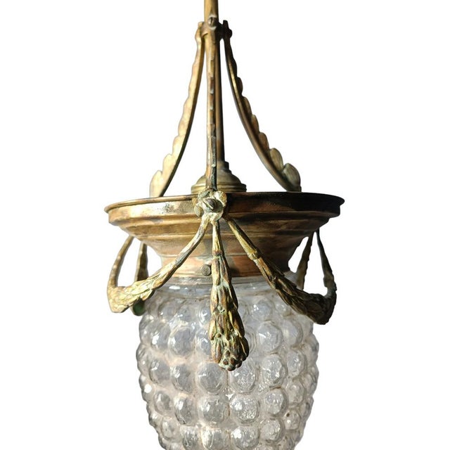 Modern Vintage Louis XV Golden Lamp For Sale - Image 3 of 8