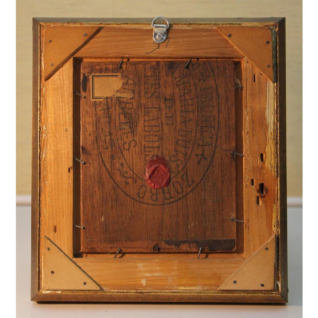 Gerard Portielje, Tavern Interior Scene, 19th Century, Oil on Wood, Framed For Sale - Image 7 of 8