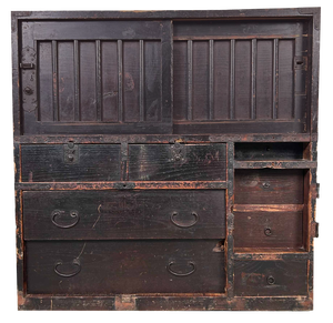 Japanese Traditional Tansu Storage Cabinet, 1890s