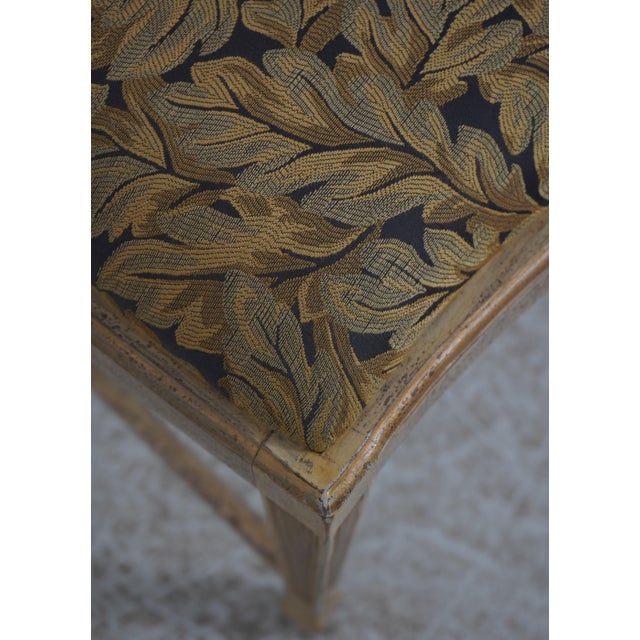 Set of 6 Distressed Painted Shield Back Dining Room Chairs For Sale - Image 17 of 18