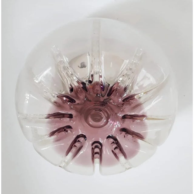 Mid-Century Modern Mid 20th Century Amethyst Murano Sconce For Sale - Image 3 of 9