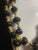 Mid-Century Modern Vintage 1980s–1990s Trifari Black Enamel & Gold-Tone Geometric Bead Demi-Parure For Sale - Image 3 of 7