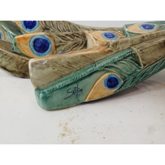 Ceramic Peacock by Selim for Goebel, West Germany, 1984 For Sale - Image 11 of 12