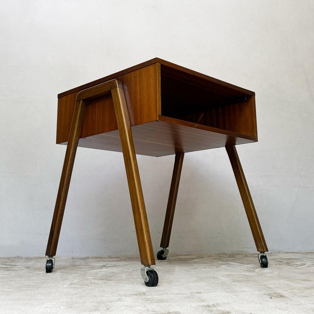 Mid-Century Teak Cabinet on Castors, 1960s For Sale - Image 4 of 8