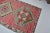 Vintage Anatolian Wool Runner, Hand-Woven Rug With Vibrant Pink and Geometric Motifs For Sale - Image 4 of 10