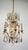 24K Gold-Plated Brass and Lead Crystal Chandelier, 1970s For Sale - Image 10 of 16