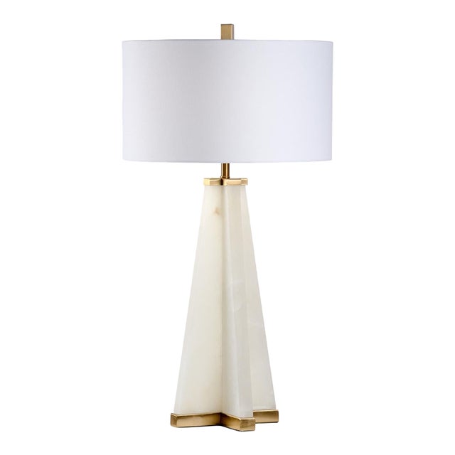 Chelsea House Alabaster Pyramid Lamp For Sale