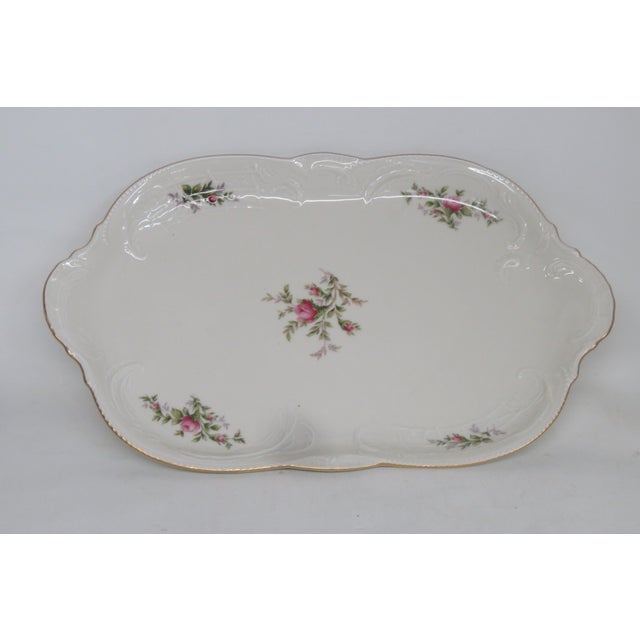 Rosenthal Ivory Rose Sanssouci Germany Large Serving Platter Tray 4581b For Sale - Image 15 of 16