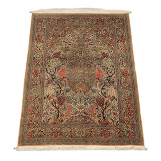 Middle Eastern Kum Rug For Sale