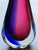 Murano Oball Murano Signed Onesto Vase Vetreria Artistica Sommerso Italian Art Glass For Sale - Image 4 of 12