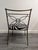 Metal Iron Chairs in Zebra Print Velvet by Rene Prou, 1940s, Set of 2 For Sale - Image 7 of 9